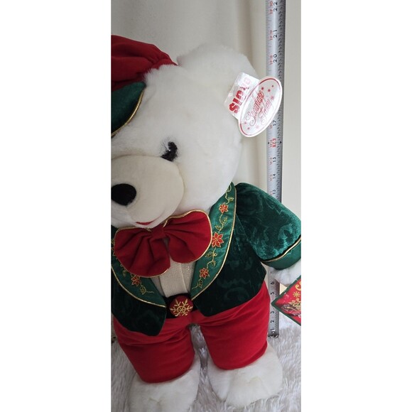 2001 Dan Dee Snowflake Teddy Bear Holiday Collectible Plush Christmas Edition - Picture 8 of 9